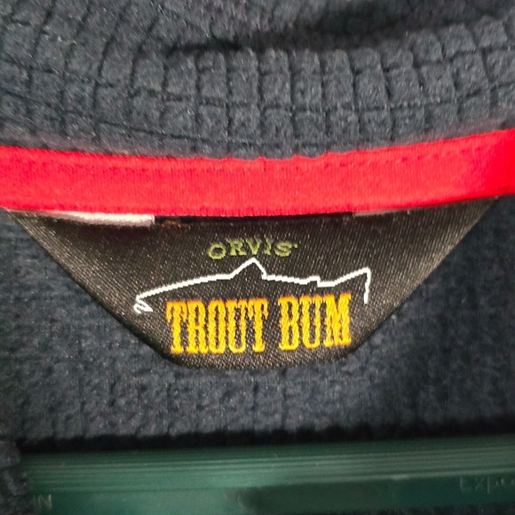 Orvis Troutbum Men Waffle Knit Pullover Size XXL Outdoor Fishing Rugged Layer - Picture 4 of 12